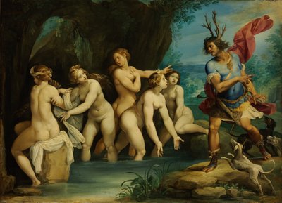 Diana and Actaeon by Giuseppe Cesari